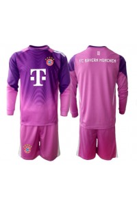 Bayern Munich Keeper Babyklær Tredje Fotballdrakt til barn 2025-26 Lange ermer (+ Korte bukser)